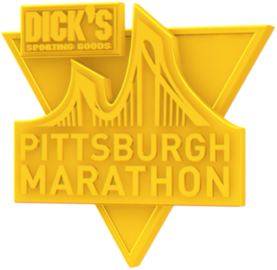 3d dick's sporting goods pittsburgh marathon logo